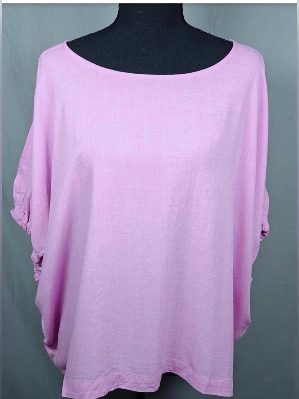 Zenana pink Boatneck Top